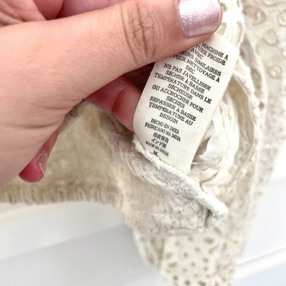 Jen's Pirate Booty Getaway Top Flower Power Natural Size S - Picture 6 of 8